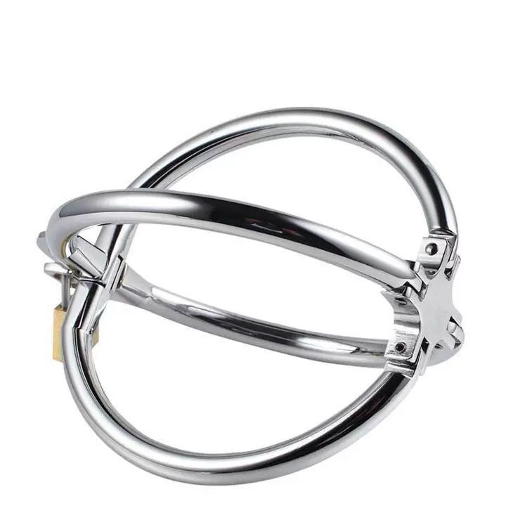 Stainless Steel Cross Wrist Handcuffs