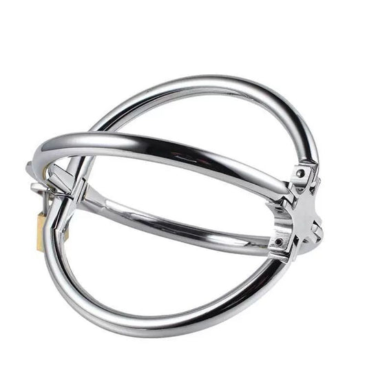 Stainless Steel Cross Wrist Handcuffs