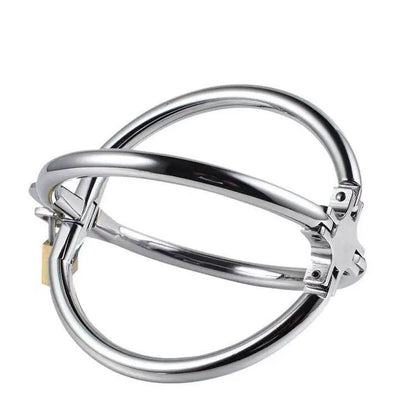 Stainless Steel Cross Wrist Handcuffs